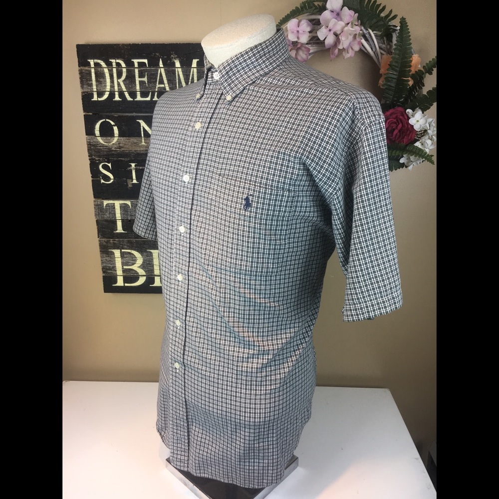 Ralph Lauren BLAKE 100% Cottton Gray Size Large